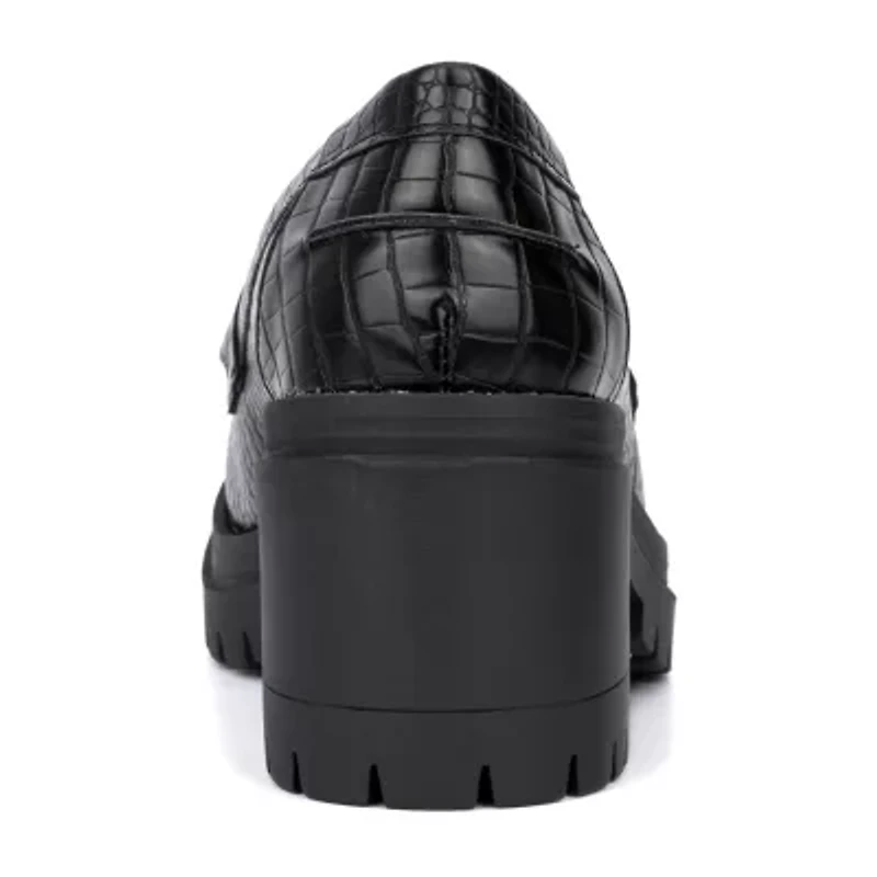 New York & Company Penni Womens Moc Closed Toe Loafers