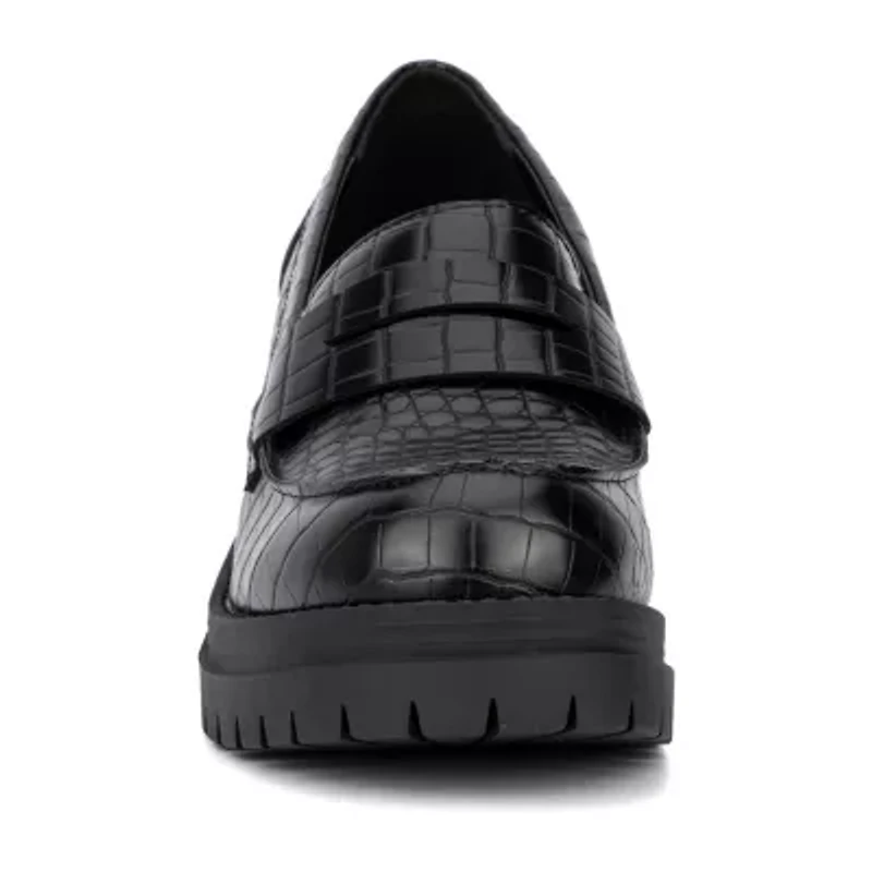 New York & Company Penni Womens Moc Closed Toe Loafers