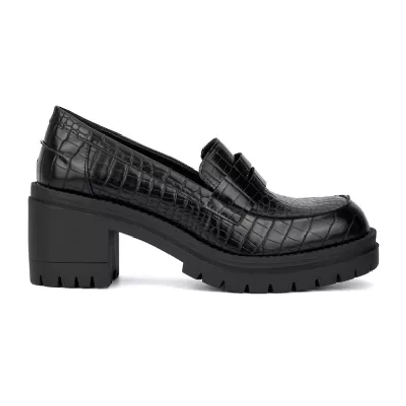 New York & Company Penni Womens Moc Closed Toe Loafers