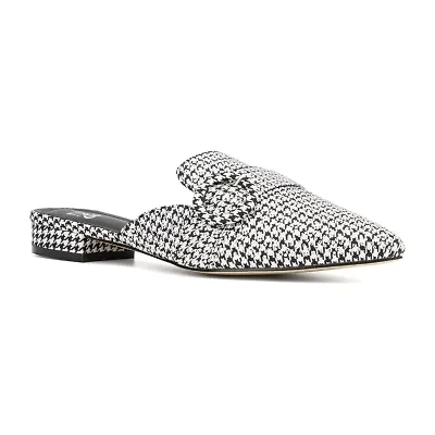 New York & Company Olga Womens Pointed Closed Toe Mules