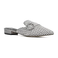New York & Company Olga Womens Pointed Closed Toe Mules