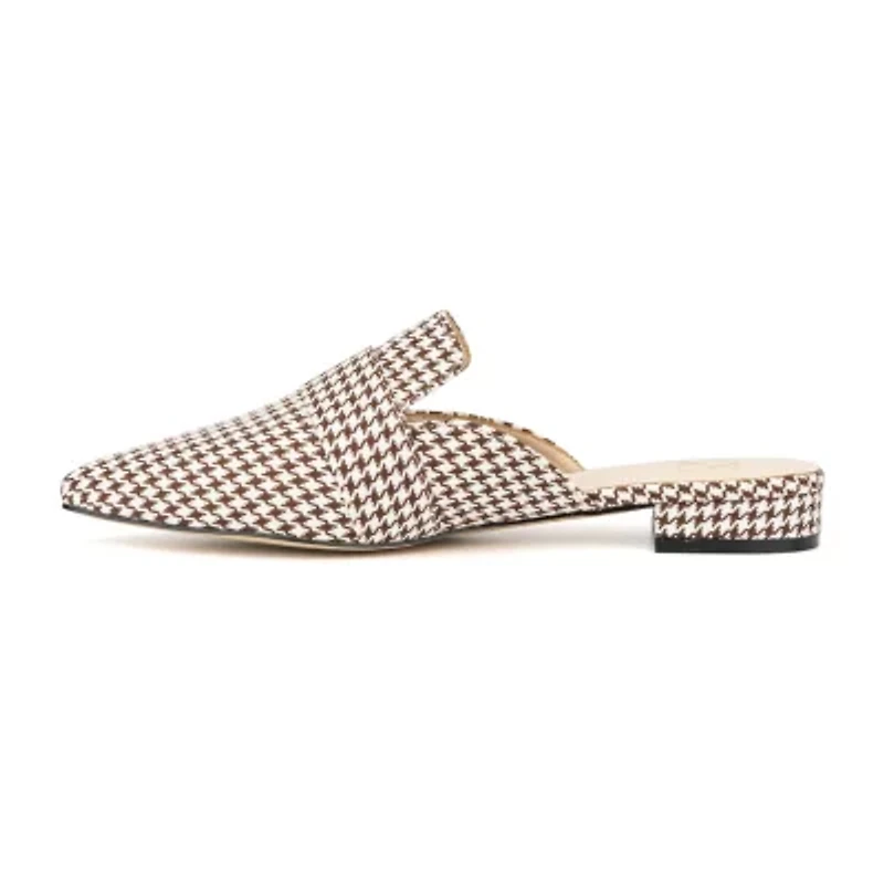 New York & Company Parker Womens Pointed Closed Toe Mules