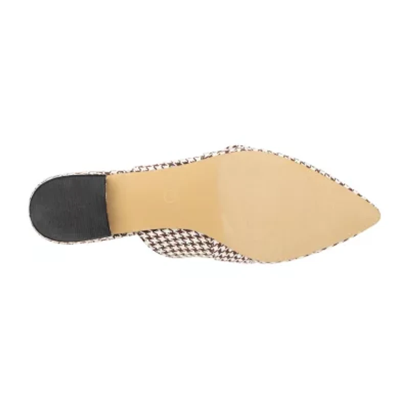 New York & Company Parker Womens Pointed Closed Toe Mules
