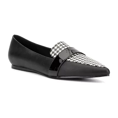 New York & Company Verity Womens Pointed Closed Toe Loafers