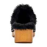 New York & Company Wynna Womens Square Closed Toe Clogs