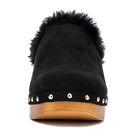 New York & Company Wynna Womens Square Closed Toe Clogs