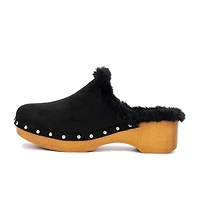 New York & Company Wynna Womens Square Closed Toe Clogs