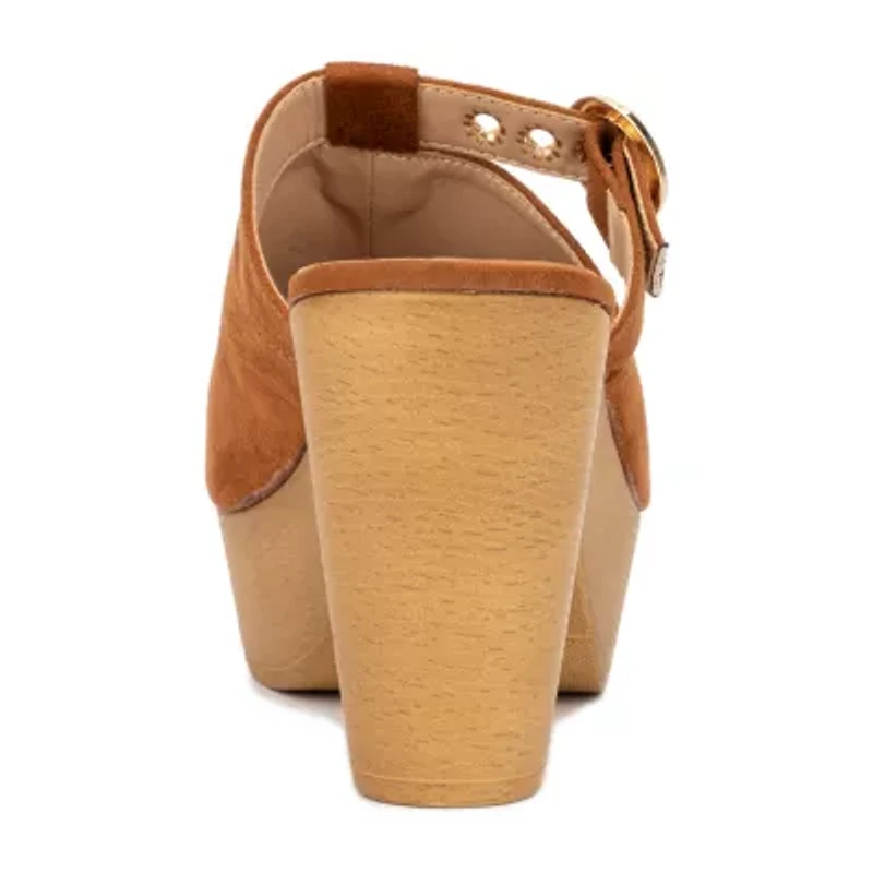 New York & Company Nyomi Womens Closed Toe Clogs