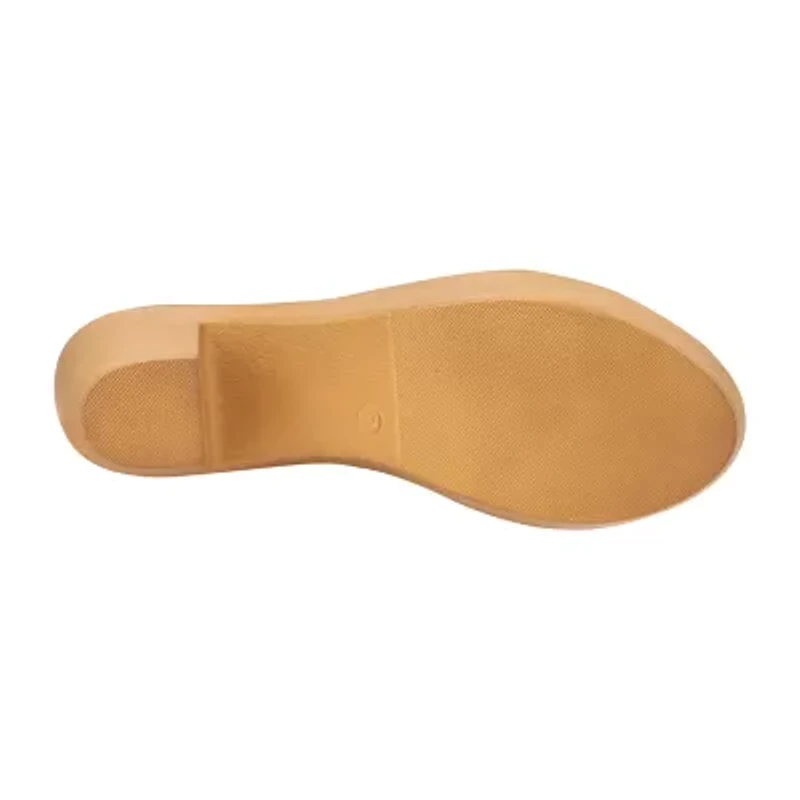New York & Company Nyomi Womens Round Closed Toe Clogs
