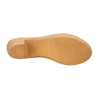 New York & Company Nyomi Womens Round Closed Toe Clogs