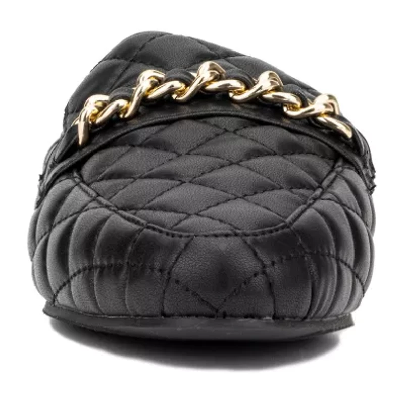 New York & Company Denise Womens Moc Closed Toe Mules