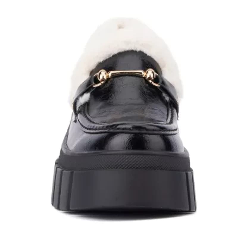 New York & Company Seraphina 2s Womens Moc Closed Toe Loafers