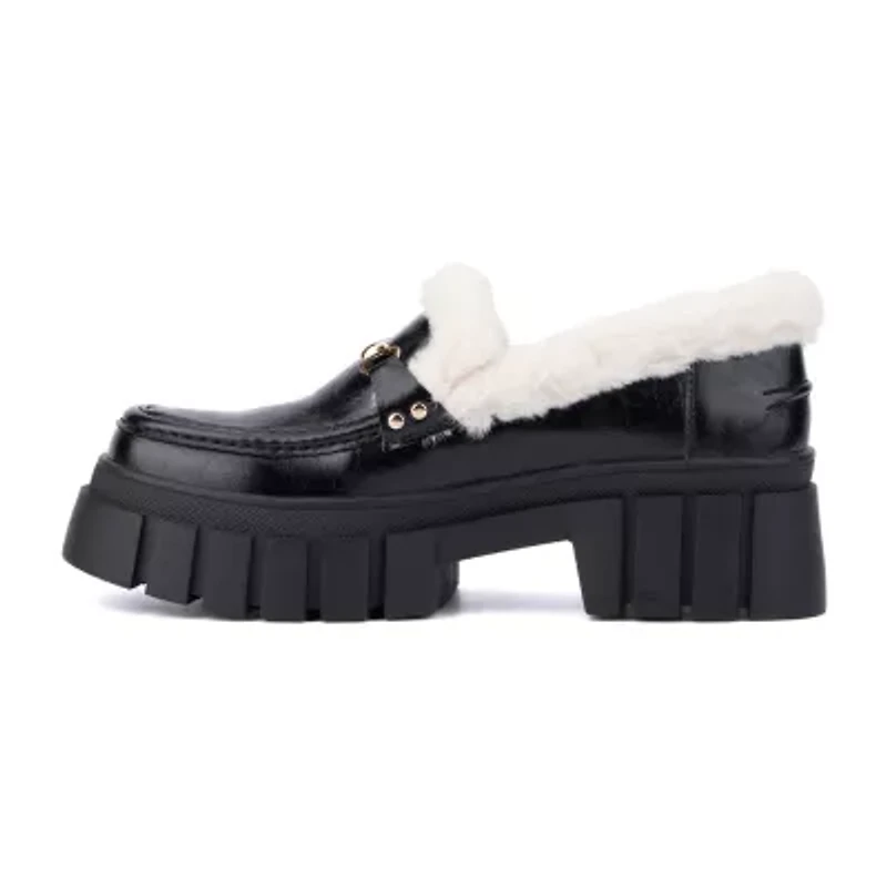 New York & Company Seraphina 2s Womens Moc Closed Toe Loafers