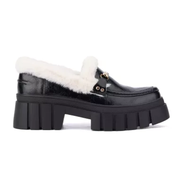 New York & Company Seraphina 2s Womens Moc Closed Toe Loafers
