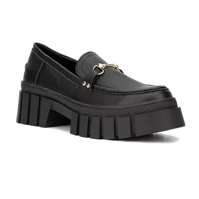 New York & Company Seraphina Womens Moc Closed Toe Loafers