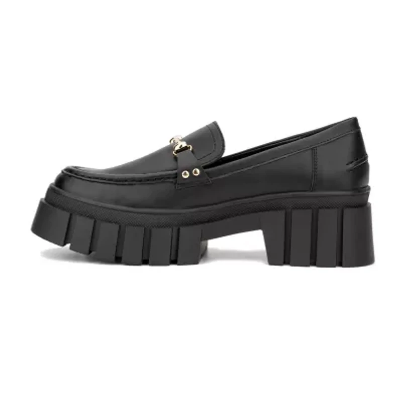 New York & Company Seraphina Womens Moc Closed Toe Loafers