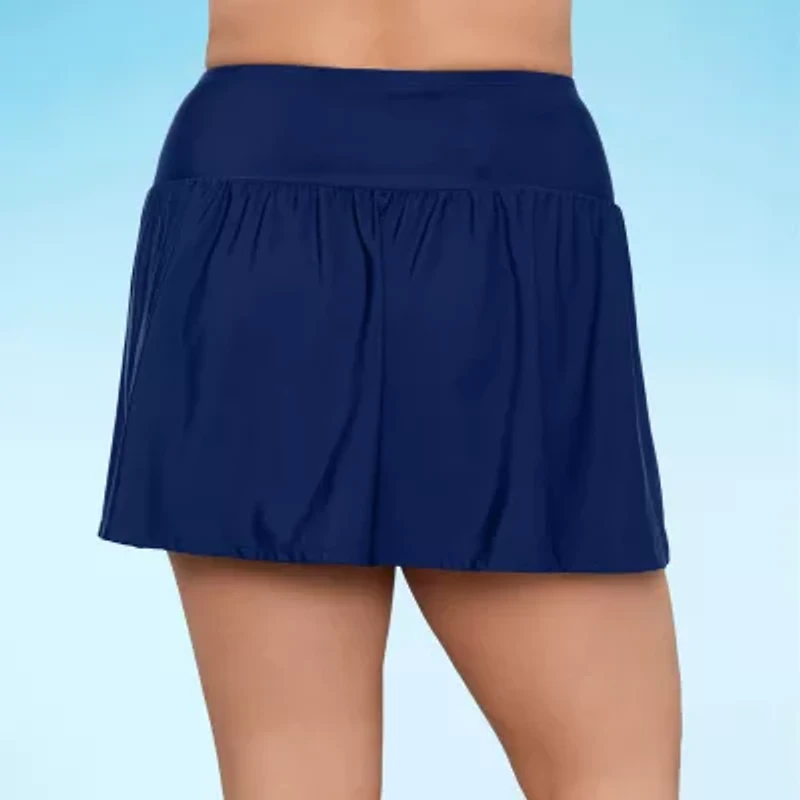 Liz Claiborne Womens Plus Swim Skirt