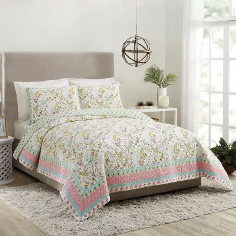Dena Home Sonnet 3-pc. Reversible Quilt Set