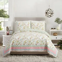 Dena Home Sonnet 3-pc. Reversible Quilt Set