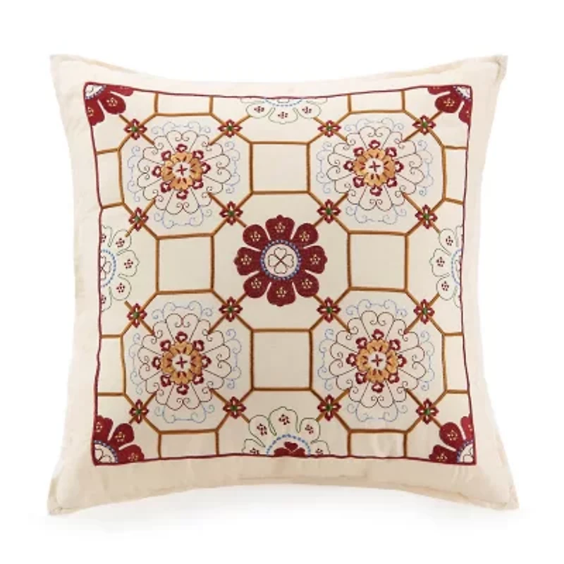 Indigo Bazaar Joanne 5-pc. Reversible Embroidered Comforter Set