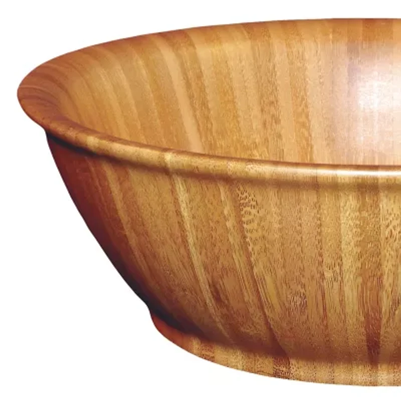 Totally Bamboo 12" Flared Wood Salad Bowl