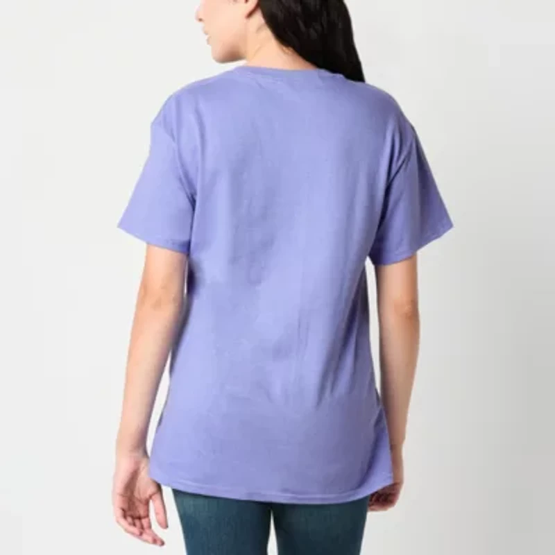 Lizzie Mcguire Oversized Tee Womens Crew Neck Short Sleeve Oversized Juniors Graphic T-Shirt