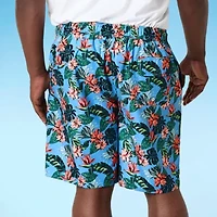 St. John's Bay E-Board Mens Floral Big and Tall Swim Shorts