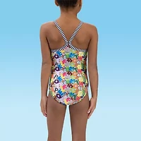 Dolfin Toddler & Little Girls Easy-on + Easy-off One Piece Swimsuit