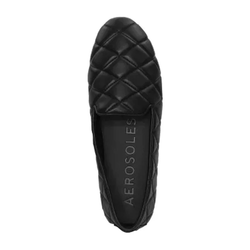 Aerosoles Betunia Womens Almond Closed Toe Loafers