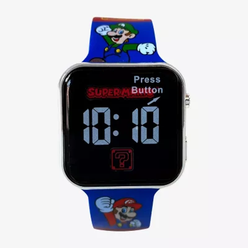 Nintendo Super Mario Boys Multicolor 2-pc. Watch Boxed Set Gsm40109jc