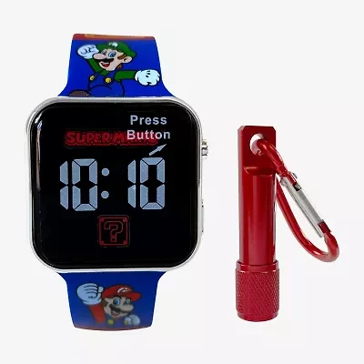 Nintendo Super Mario Boys Multicolor 2-pc. Watch Boxed Set Gsm40109jc