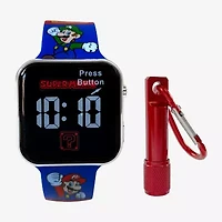 Nintendo Super Mario Boys Multicolor 2-pc. Watch Boxed Set Gsm40109jc
