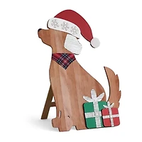 North Pole Trading Co. Dog Christmas Porch Sign