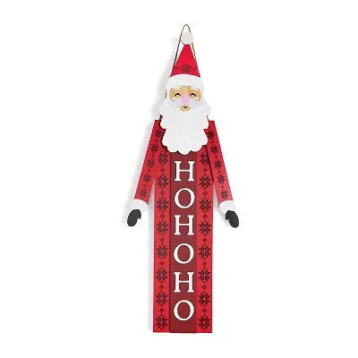 North Pole Trading Co. Santa Christmas Porch Sign