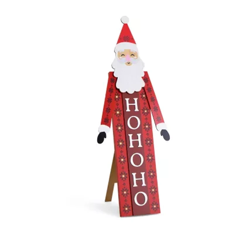North Pole Trading Co. Santa Christmas Porch Sign