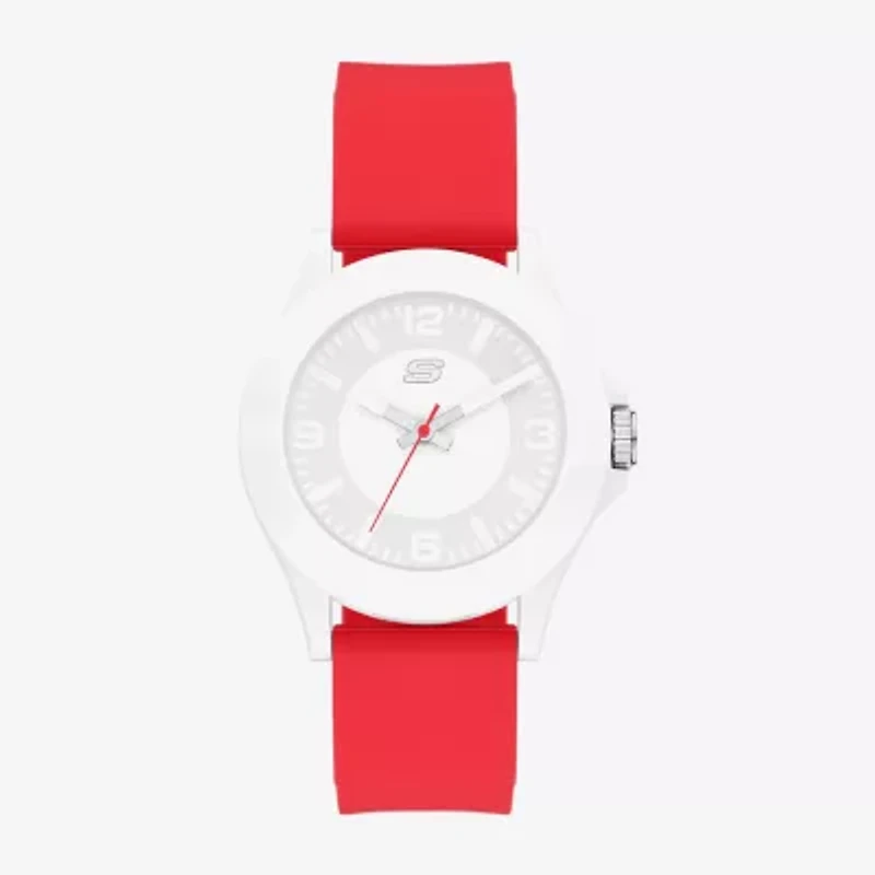 Skechers World Cup Rosencrans Mens Red Strap Watch Sr6359