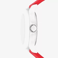 Skechers World Cup Rosencrans Mens Red Strap Watch Sr6359