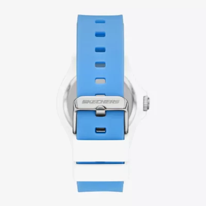Skechers World Cup Rosencrans Mens Blue Strap Watch Sr6369