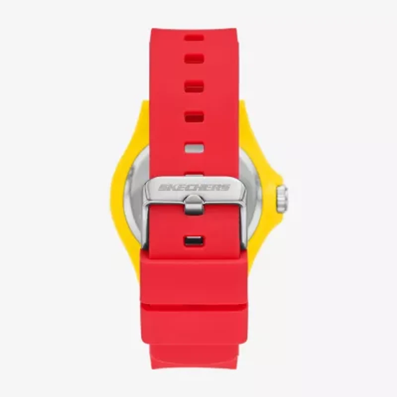 Skechers World Cup Rosencrans Mens Red Strap Watch Sr6370