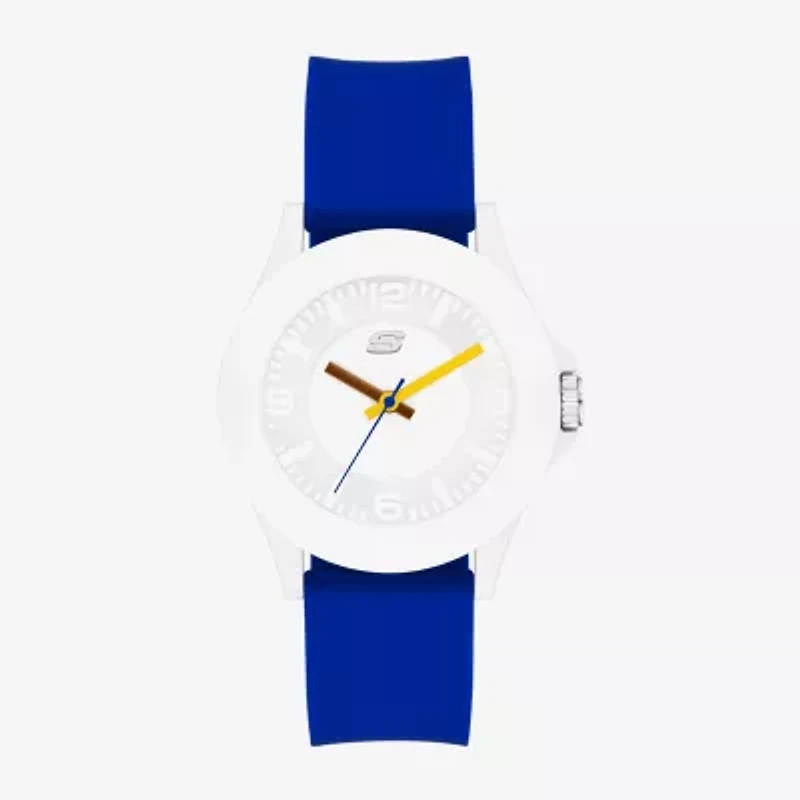 Skechers World Cup Rosencrans Mens Blue Strap Watch Sr6373