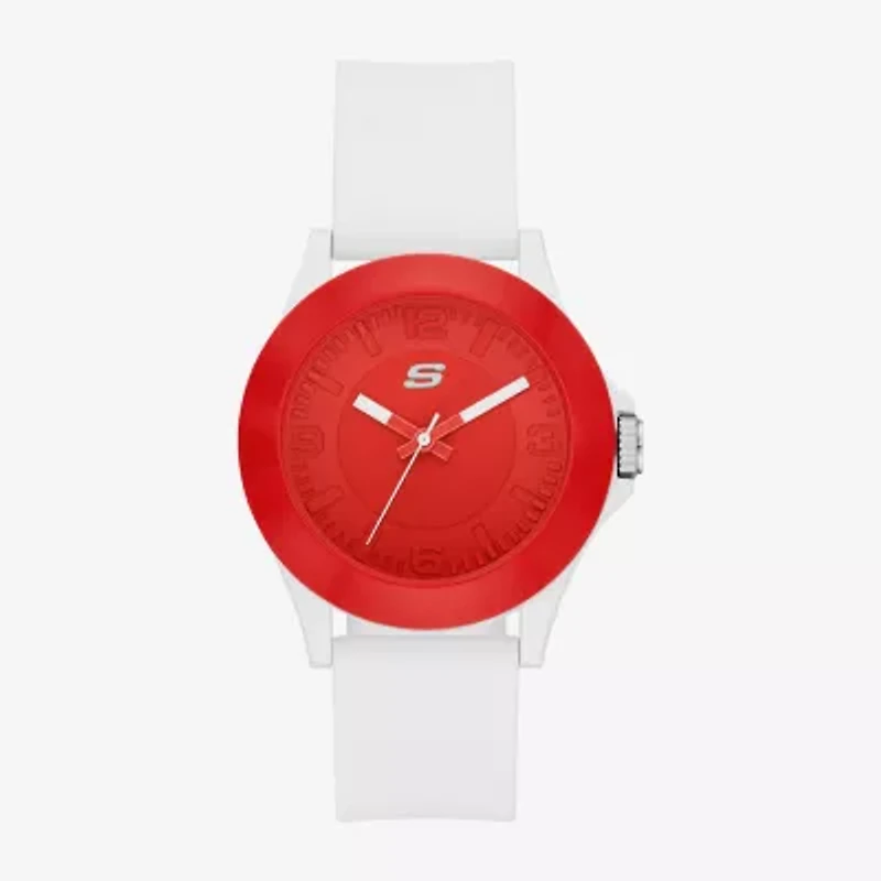 Skechers World Cup Rosencrans Mens Red Strap Watch Sr6374