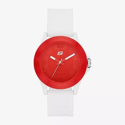 Skechers World Cup Rosencrans Mens Red Strap Watch Sr6374