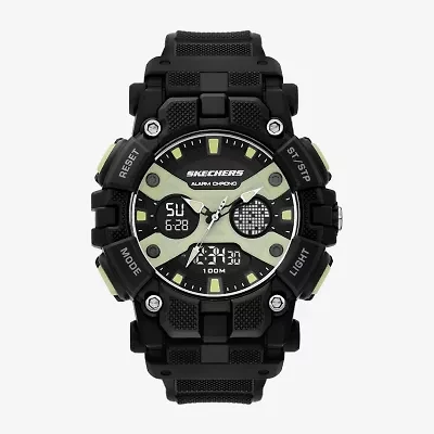 Skechers Mens Black Strap Watch Sr1190