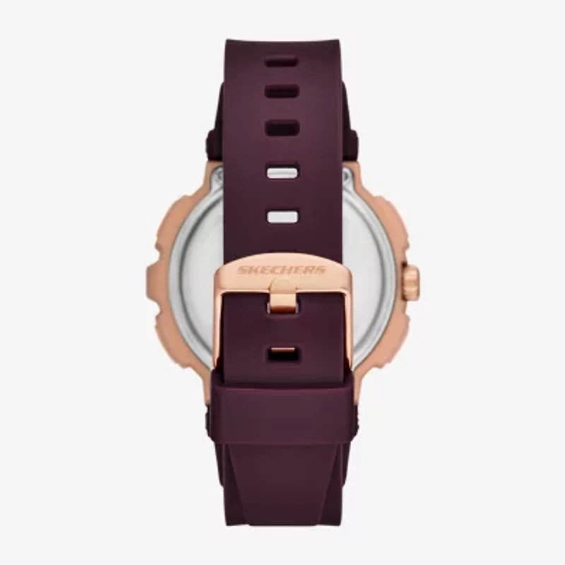 Skechers Womens Red Strap Watch Sr2155
