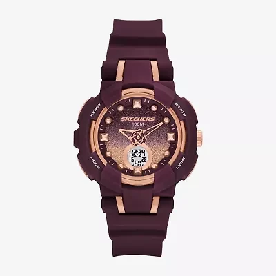Skechers Womens Red Strap Watch Sr2155