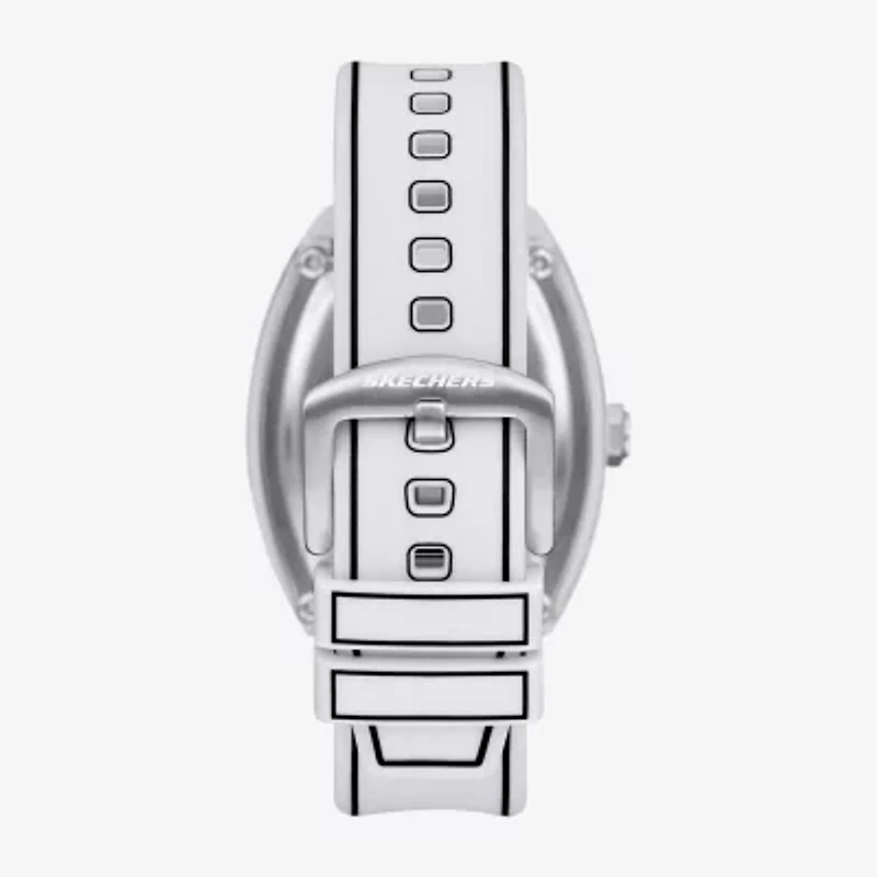 Skechers Mens White Strap Watch Sr5248