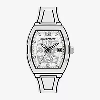 Skechers Mens White Strap Watch Sr5248