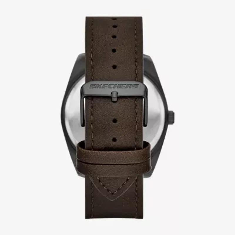 Skechers Mens Brown 5-pc. Watch Boxed Set Sr9140