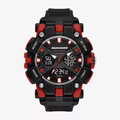 Skechers Mens Black Strap Watch Sr1188