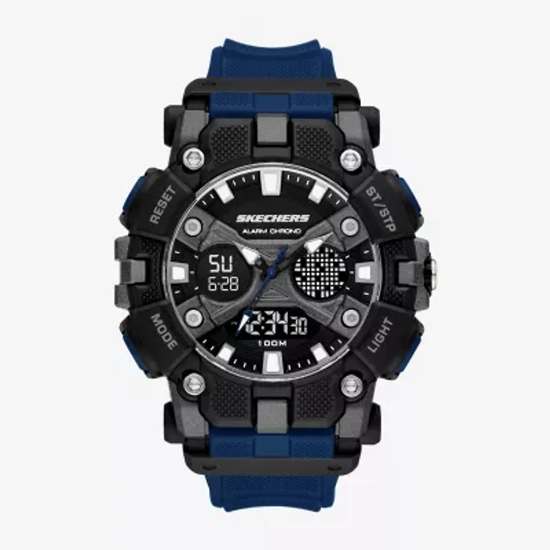 Skechers Mens Black Strap Watch Sr1189